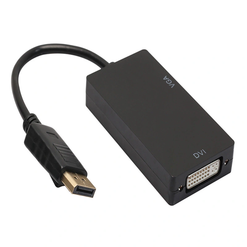 Dp to HDMI-Compatible VGA DVI Adapter Cable