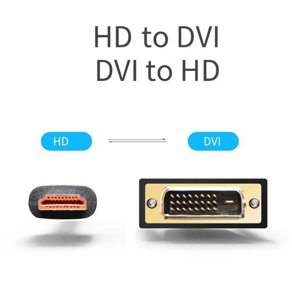 HD to DVI &amp; VGA Female Cable of Digital